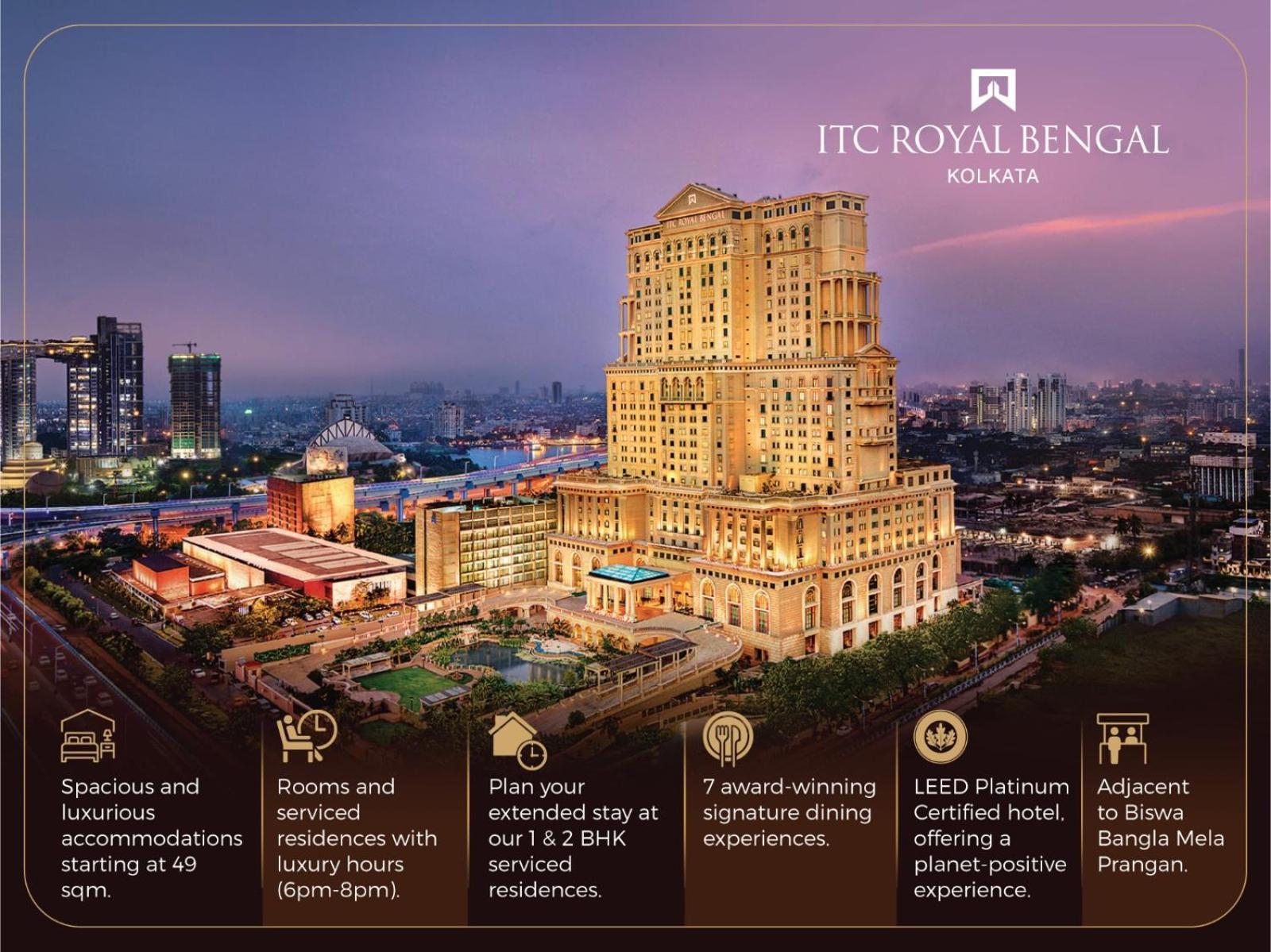 Itc Royal Bengal, A Luxury Collection Hotel, Calcutta Exterior foto